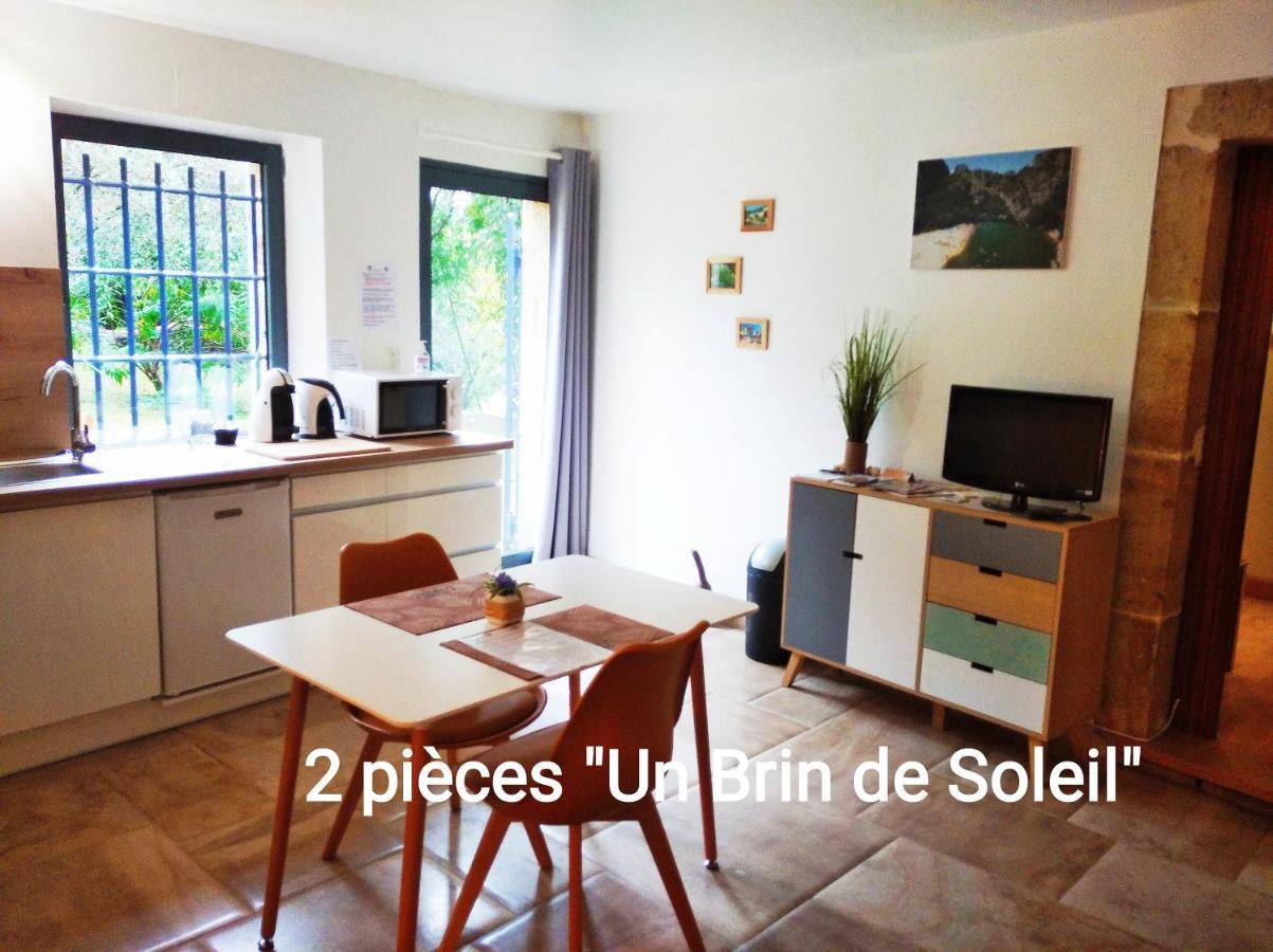 2 Pieces "Le Brin De Soleil" Gites Appart 'Hotel L'Echappee Belle D'Aubenas Logement 1 Sur 3 Экстерьер фото